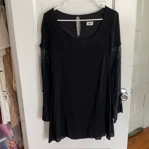 Black long sleeve dress